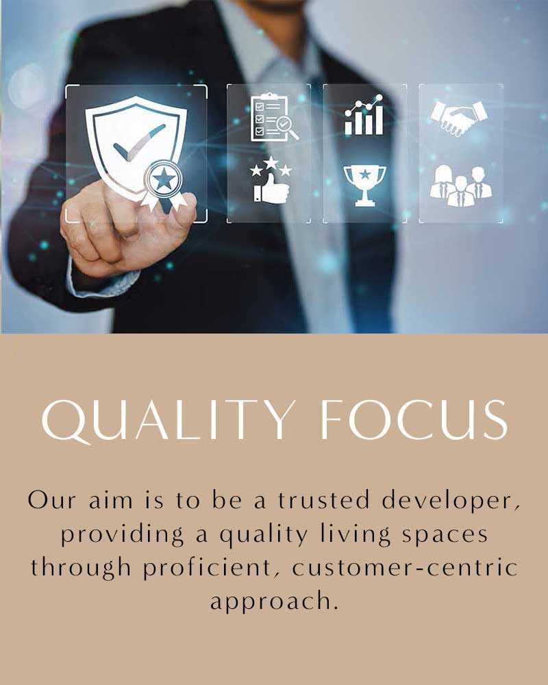 Our values, mobile slider - Quality Focus