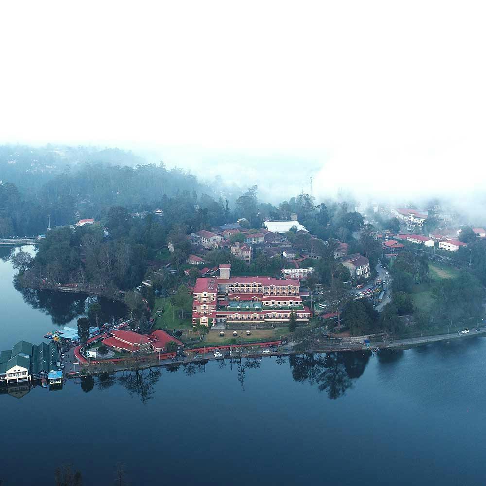 The Carlton, Kodaikanal aerial view