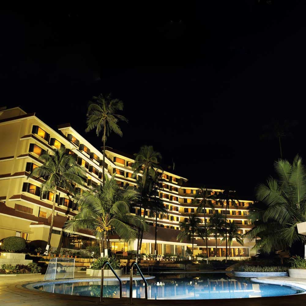 The Retreat Hotel & Convention Centre night view by pool side